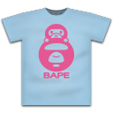 BAPE 蓝色T恤