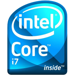 蓝色intel core i7