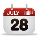 日历标签 JULY 28