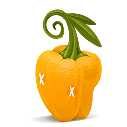 橘色青椒