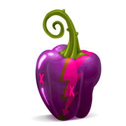 紫色闪电青椒