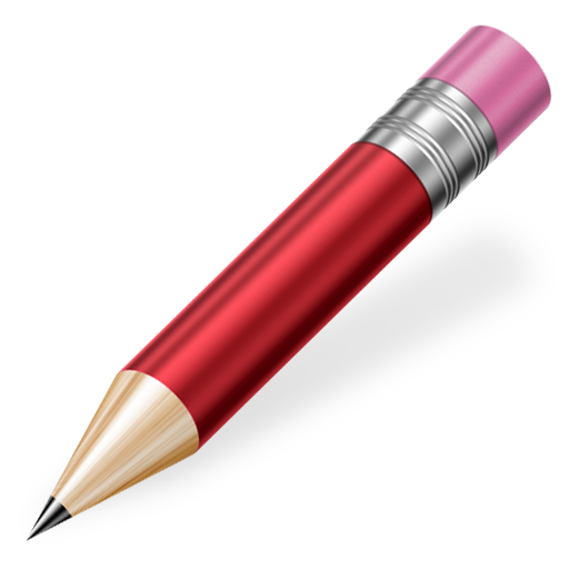 3D红色铅笔