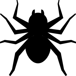 黑色蜘蛛PNG图标