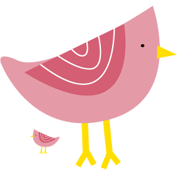 pajarosa粉红色的鸟