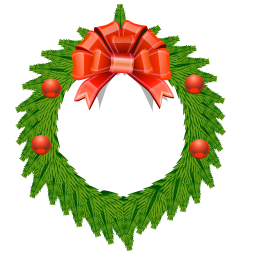 圣诞花环PNG图标