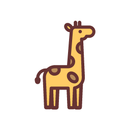 长颈鹿PNG图标
