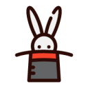兔子和礼帽PNG图标