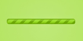 CSS3绿色条纹loading进度条代码