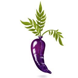 紫色的外形植物png图标 免抠元素图片素材 懒人图库6666