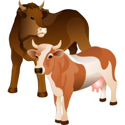 奶牛标准化农业png图标 免抠元素图片素材 懒人图库6666