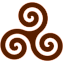 Brown Triskele