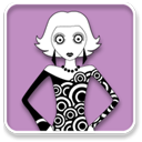 chic girl framed