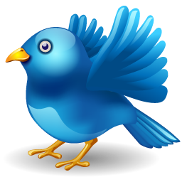 快乐的twitter小鸟png图标 免抠元素图片素材 懒人图库6666