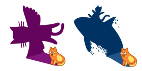 猫咪的影子理想PNG图标